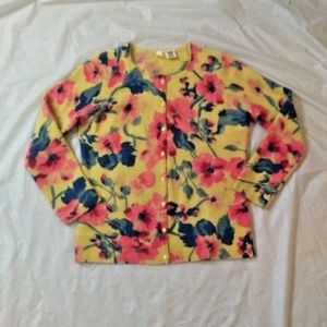 Moth Anthropologie Angora Lambswool Cardigan Small